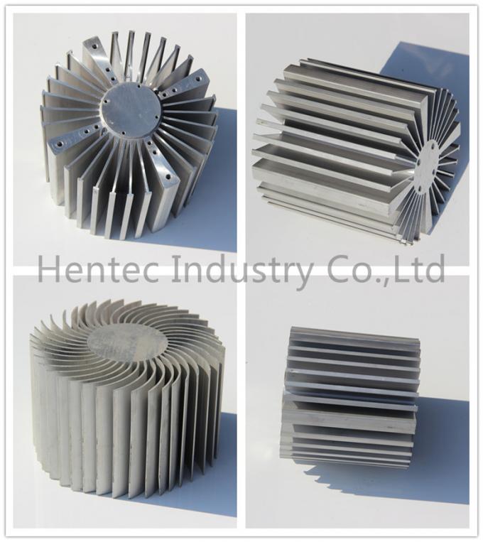 Heat Sink Aluminium Alodine Bening Dengan Pemotongan, Pengeboran, Penggilingan BS-1474, BS 1161