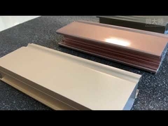 6061 Aluminium Extrusion Profile Powder Dicat / Anodisasi Untuk Lift