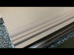 6063 T5 Profil Kerangka Jendela Aluminium yang Dicat Serbuk untuk Jendela Geser