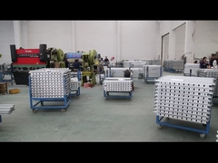 Perak / Hitam Anodized Powder Dicat Panel Surya Frame Aluminium Dioksidasi