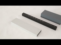 Cat bubuk / Anodizing 6061 Aluminium Profil Ekstrusi Dengan Pengeboran / Pemotongan