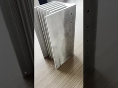 Black Anodized 6060 Aluminium Heatsink Extrusion Profile T66