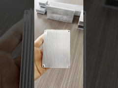 6063- T5 Perak Hitam Silinder Shell Aluminium Profil Industri Dengan Umur Panjang