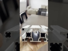 T6 Temper Aluminium Profile System 40x40 Slot Anodized Milling Bending Cutting