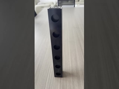 Anodizing Aluminium Profil Ekstrusi Hitam / Jelas Electrophoretic Coated