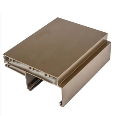 6063 Alloy 6000 Series T3-T8 Temper Aluminum Extrusion Profile for Customized Wood Grained Kitchen Cupboard