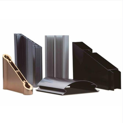 Wood-grain Transfer 6063 Alloy Aluminum Extrusion Profile with Customized Dimensions for Garden Fence