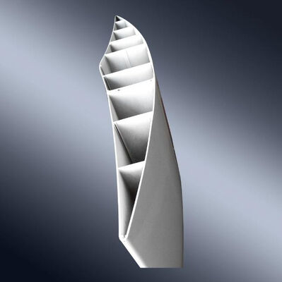 6063 Alloy Aluminum Louver Profile with Powder Coating for Customized Window Blind Louver Extrusions