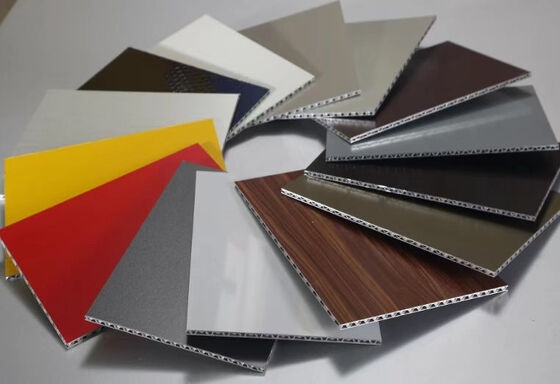 Fire Resistance B1 PVDF Painting Light Weight Aluminum Core Composite Panel for Decorative Cladding