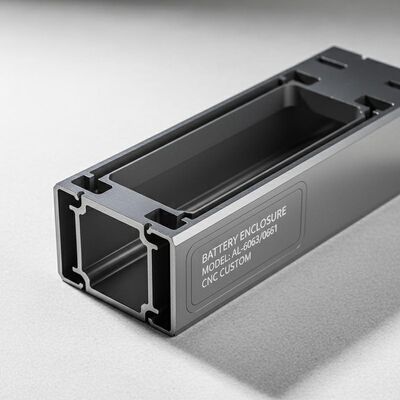 6063 6061 Alloy Customized CNC Machining Aluminum Profile for Battery Enclosure