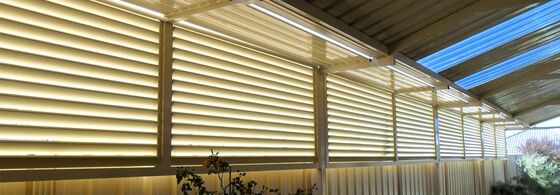 Powder Coating Aluminum Louver Profile