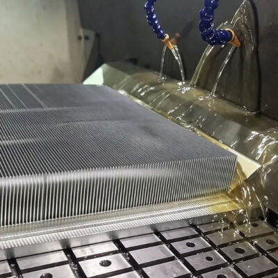 CNC Machined Eelectronic Skived Fin Heat Sink with High Performance