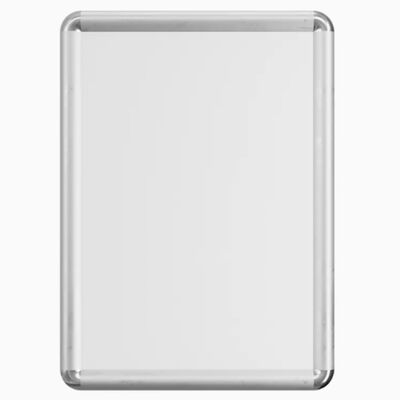 Matt Silver Anodized 25mm Border Aluminium Snap Poster Frame