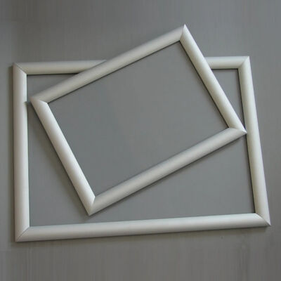 Matt Silver Anodized Aluminum Snap Open Poster Photo Frame Aluminum Display Frame