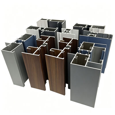 Customized 6063 T5 Aluminum Extrusion Profiles with Anodizing for Windows Doors and Curtain Wall Systems