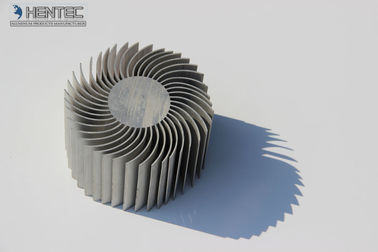 High Power Aluminum Heatsink Extrusion Profiles Radiator Wire Drawing