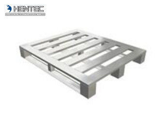 2 - Way Heavy Duty Pallets Aluminum Extruded Shapes Warehouse Use