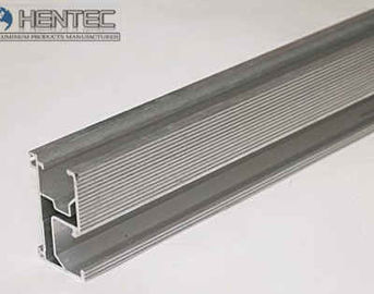 Rail Solar Panel Roof Mounts Hardware Polished Silver Anodizing