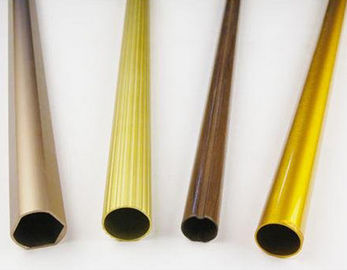 Round Aluminum Extruded Tubing Extruded Aluminium Profiles With CNC Machining