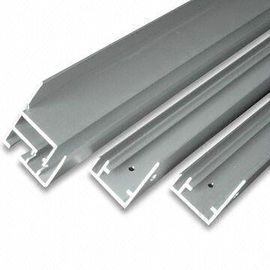 6060 T5 / T6 Aluminium Solar Panel Frame Dengan Screw Joint, Bronze Aluminium Solar Frame