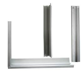 35x35 mm Aluminium Solar Panel Frame, Mill Selesai Aluminium 6005 Frame