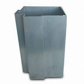 Profil Aluminium Profil Dinding Powder Coating Untuk Kaca Struktural