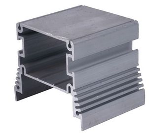 Profil Dinding Aluminium Tirai Baja Dipoles Dengan Finish Pabrik