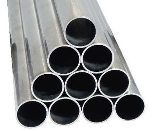 Emas Anodized Aluminium Round Tubing / Dark Bronze Anodized Aluminium Selesai Tubing