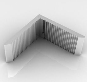 Disesuaikan Paduan aluminium ekstrusi framing Untuk Bangunan Sudut