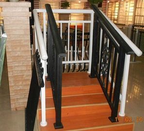 Ekstrusi Aluminium Hand Railings / aluminium deck railing Untuk dekoratif