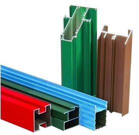 Non-terisolasi T4 Exterior Aluminium Sliding Window Frame Profil Ekstrusi Dengan Penggilingan, Pengeboran
