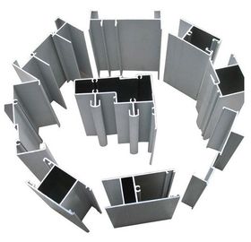 Kimia / Mekanik Dipoles Profil T6 / T66 Aluminium 6000 Seri Jendela Ekstrusi Untuk Ruang Tamu