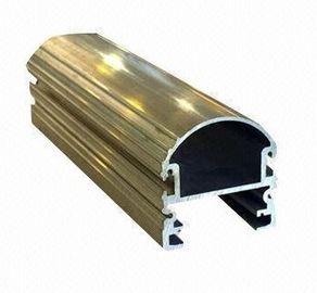 Baja Dipoles Struktur 6061 Profil Aluminium, Profil Aluminium Ekstrusi Serat Kayu Dilapisi