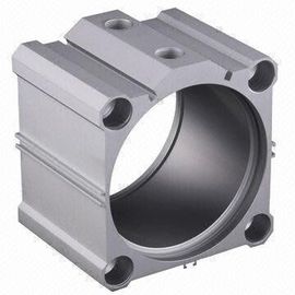Mill finihsed 6063 Profil Aluminium Profil Industri Cylinder Shell Dengan Mesin CNC