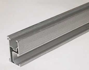 Silver Atap Surya Mounting Rail Dengan Aluminium anodized AL600-T5