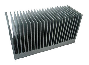 Industri Aluminium Heatsink Extrusion Profiles, dengan bor, pemotongan, penyadapan