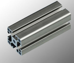 Aluminium Assembly Line Modular Aluminium Profile System Dengan Black / Silvery Anodized