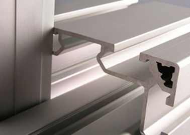 Kereta Mesin 6005/6061 Profil Aluminium, Clear / Satin Aluminium Extrusion Bar