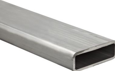 Powder Painted Construction Profil Aluminium Rectangular Tubing Extrusions 6061