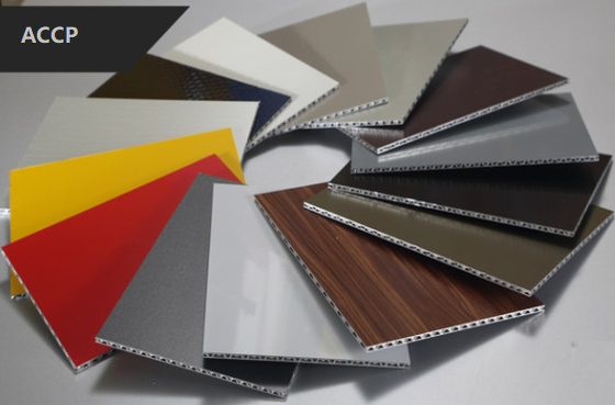 Panel Komposit Inti Aluminium Super Ringan Tidak Mudah Terbakar Tahan Lama