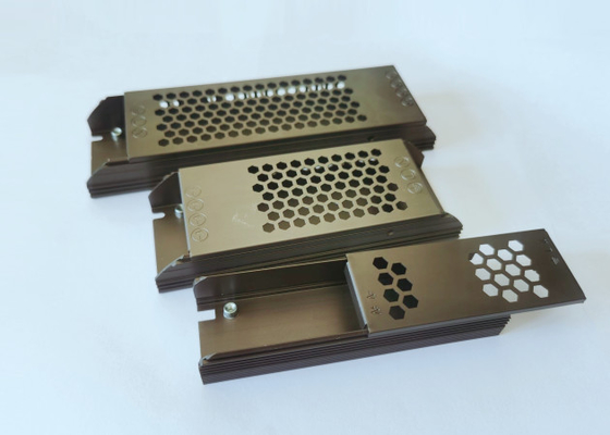 Penutup Catu Daya LED / Profil Aluminium Industri Dengan Anodizing
