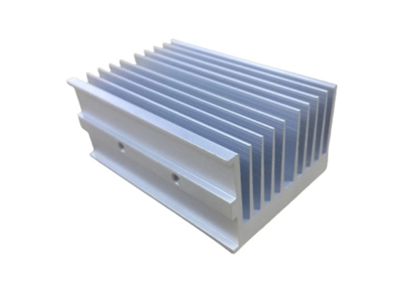 Profil Ekstrusi Heat Sink Aluminium Kinerja Tinggi Poles Untuk Listrik