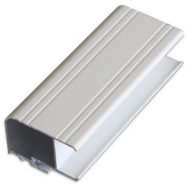 Bubuk Putih Painted Aluminium Window Extrusions, Profil Aluminium Frame Untuk Casement Window