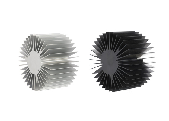 ISO9001 Aluminium Heatsink Extrusion Profiles Polishing Untuk Dissipasi Panas yang Cepat