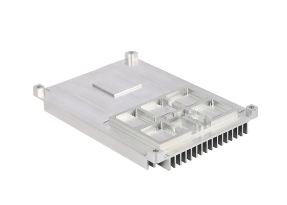 6063 Aluminium Extrusion Heatsink Profiles Untuk Radiator Elektronik