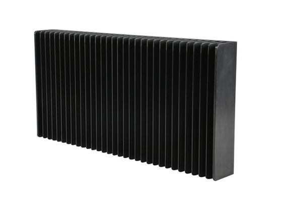 6063 T5 Aluminium Heatsink Extrusion Profile Permukaan yang dipoles