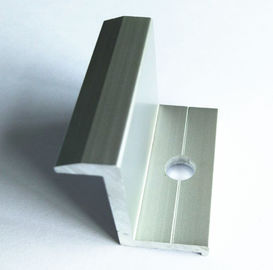 High Intensity  End Clamp For Solar Roof Mounting System With Anodized Surface