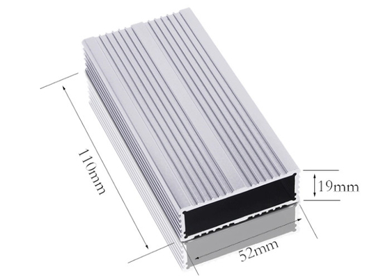 Cetak layar sutra Aluminium Ekstrusi Untuk Audio Telecom Box / Customized Power AMP Box / OEM Circuit Enclosure