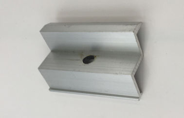 Aluminum End / Mid Clamp For Solar Roof Mounting Systems / Solar Panel Roof Mounts