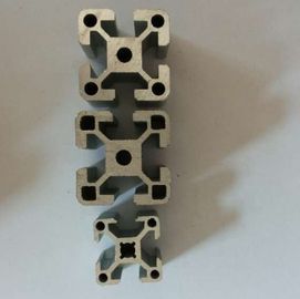 Clear / Silver Extrusion Industrial 6005 Profil Aluminium, Profil Aluminium Extrusion Untuk Jalur Perakitan